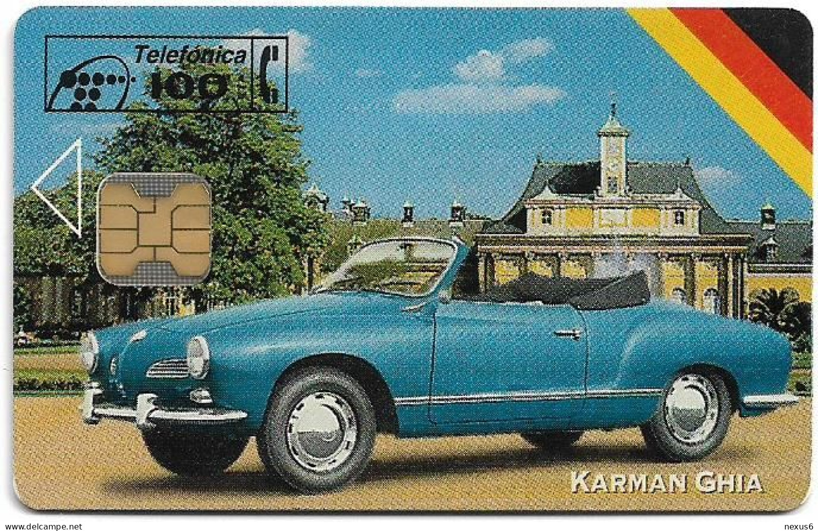 Spain - Telefónica - Cars (Classics) - Karman Ghia - P-071 - 04.1994, 100PTA, 2.500ex, Mint - Emisiones Privadas