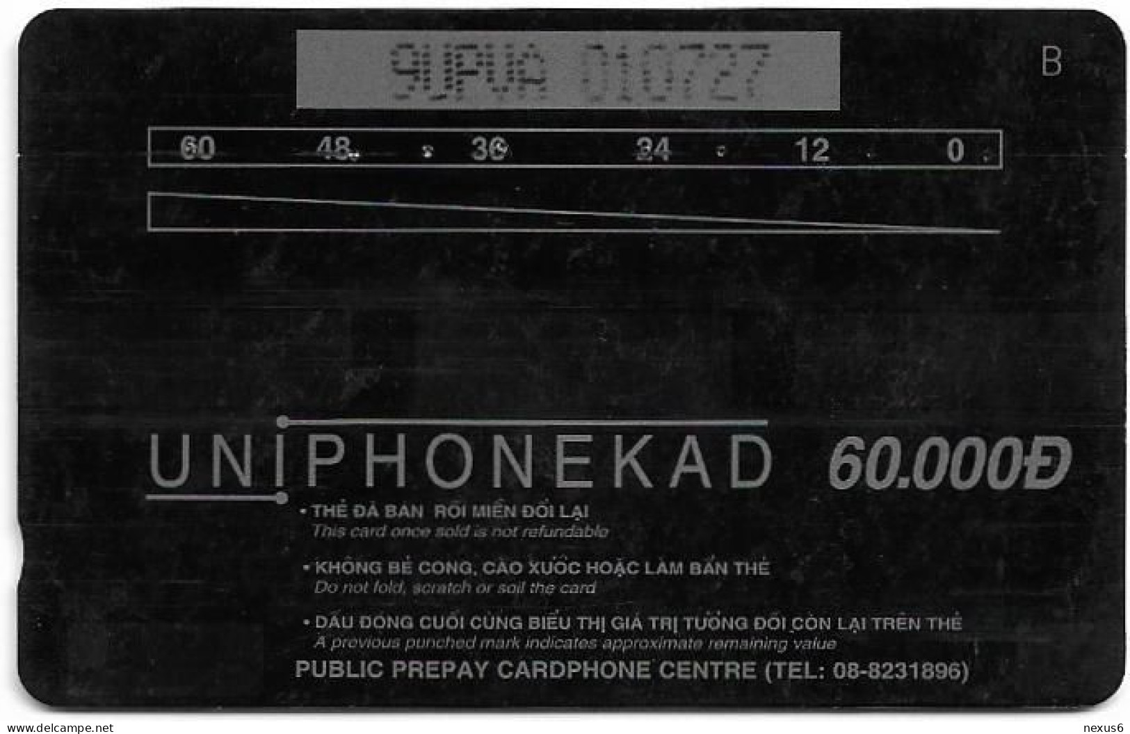 Vietnam - Uniphonekad (GPT) - Yellow Flower - 9UPVA - Used - Viêt-Nam