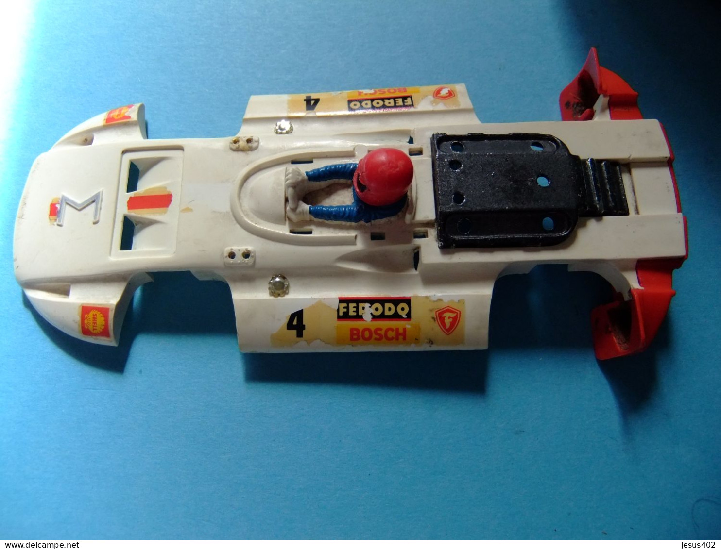 SCALEXTRIC SIGMA ACCESORIO CARROCERIA EXIN Con PILOTO + MOTOR Figurado + PANEL TRASERO - Schaal 1:32