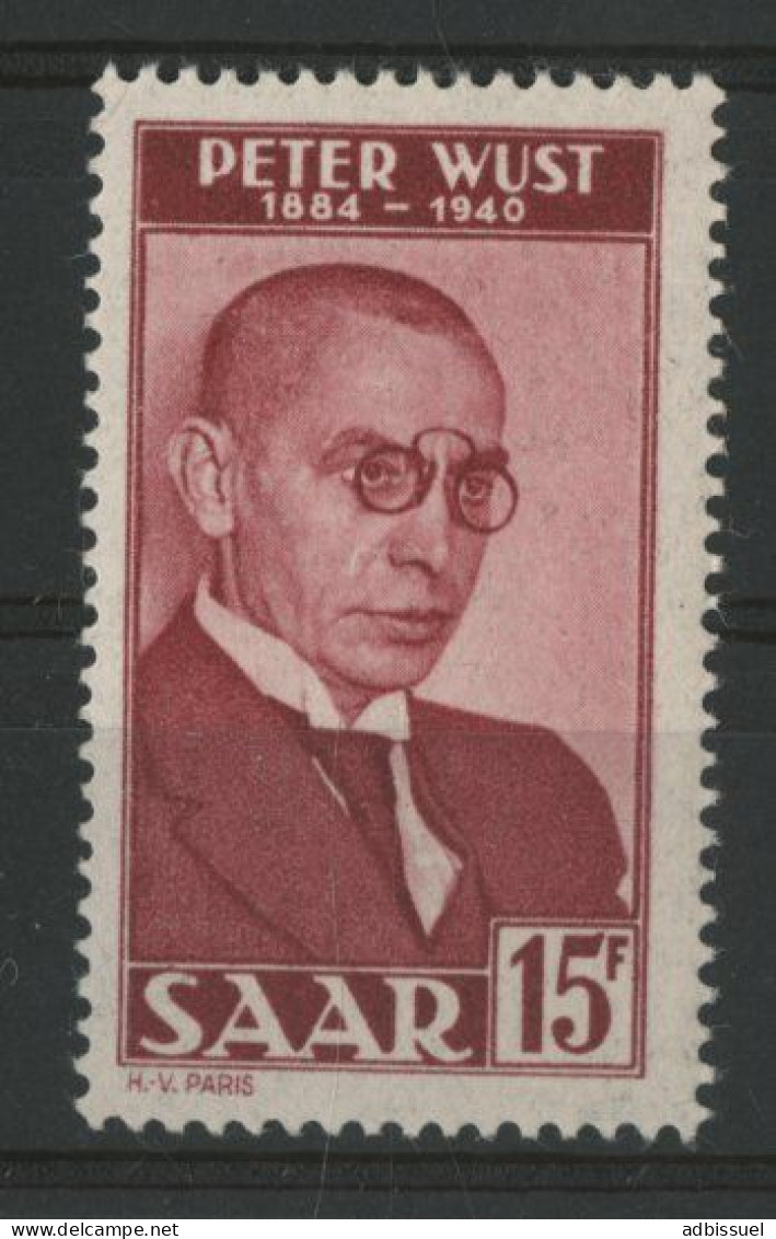 SARRE / SAAR N° 268 Neuf ** (MNH) Cote 12 € TB. - Nuevos