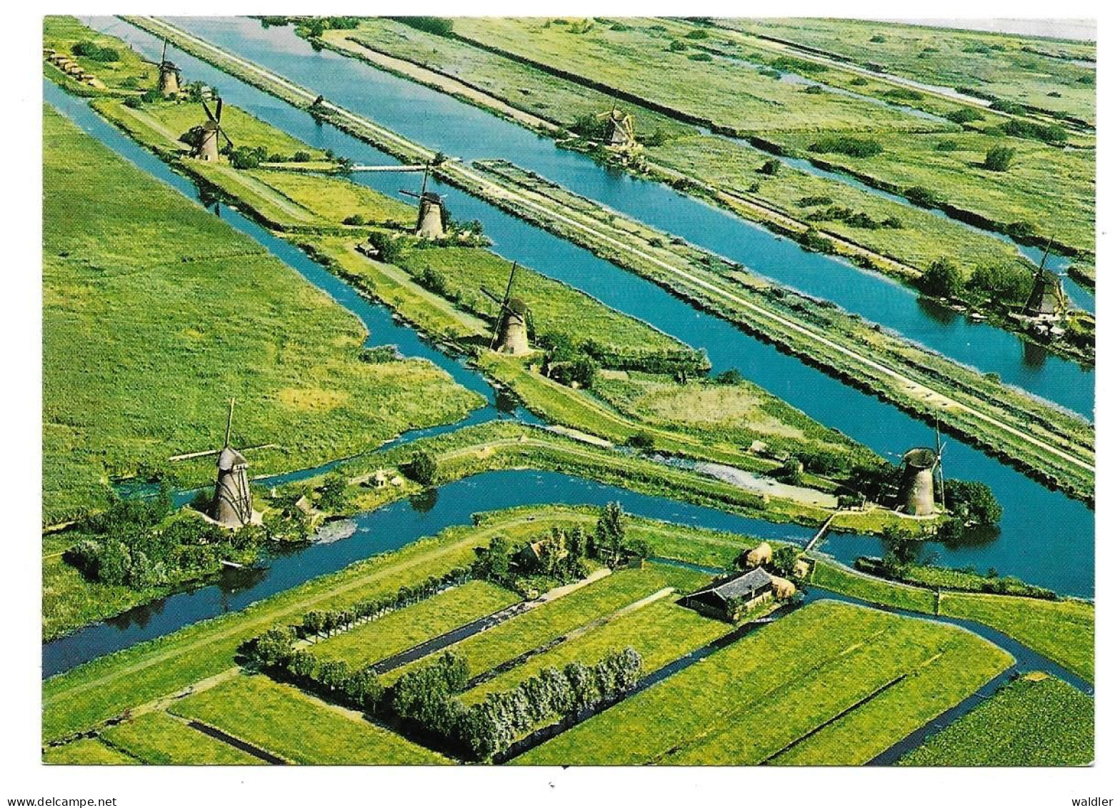 KINDERDIJK  --  PANORAMA MOLENS    WINDMÜHLE - Kinderdijk