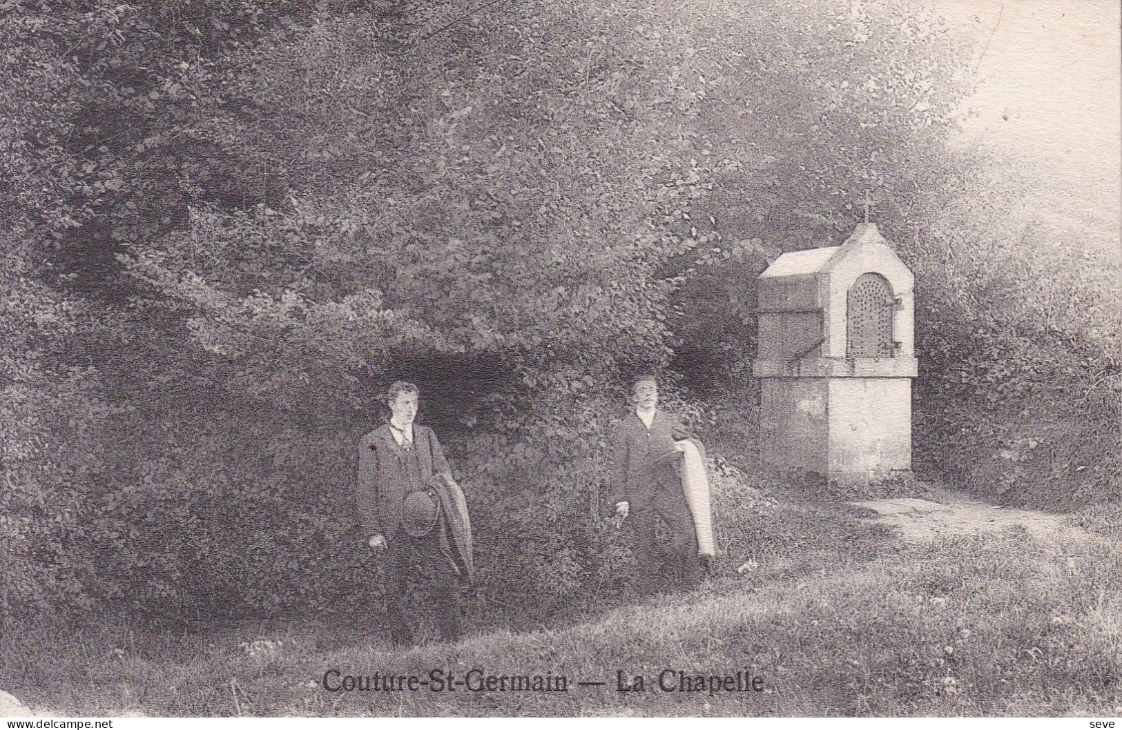 Couture-Saint-Germain. La Chapelle. Carte Dos Divisé, Non Voyagée. Editeur René Berger Braine L'Alleud. - Lasne