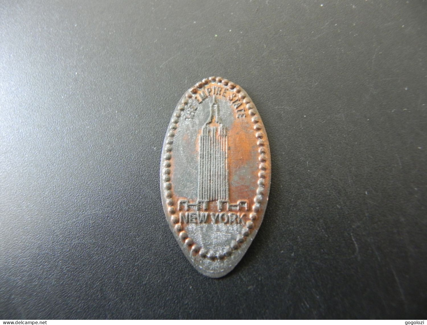 Jeton Token - Elongated Cent - USA - New York The Empire State Building - Elongated Coins