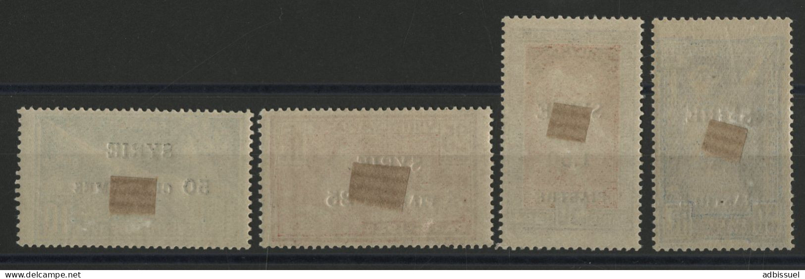 SYRIE Mandat Français N° 122 à 125 Cote 184 € "Jeux Olympiques PARIS 1924" Neufs * (MH). - Nuevos