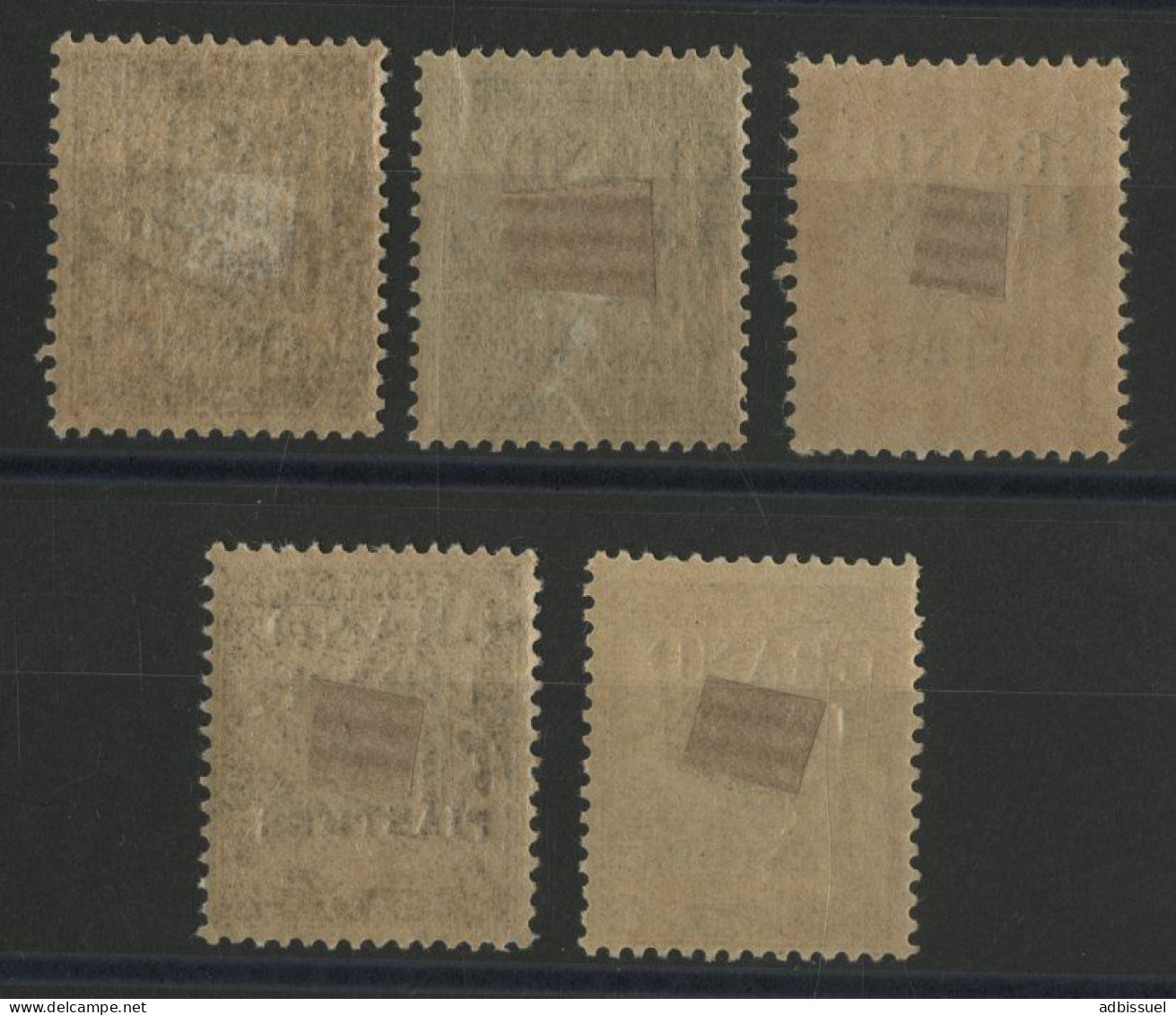 GRAND LIBAN TIMBRES-TAXE N° 1 à 5 Cote 40 € Neufs * (MH). - Portomarken