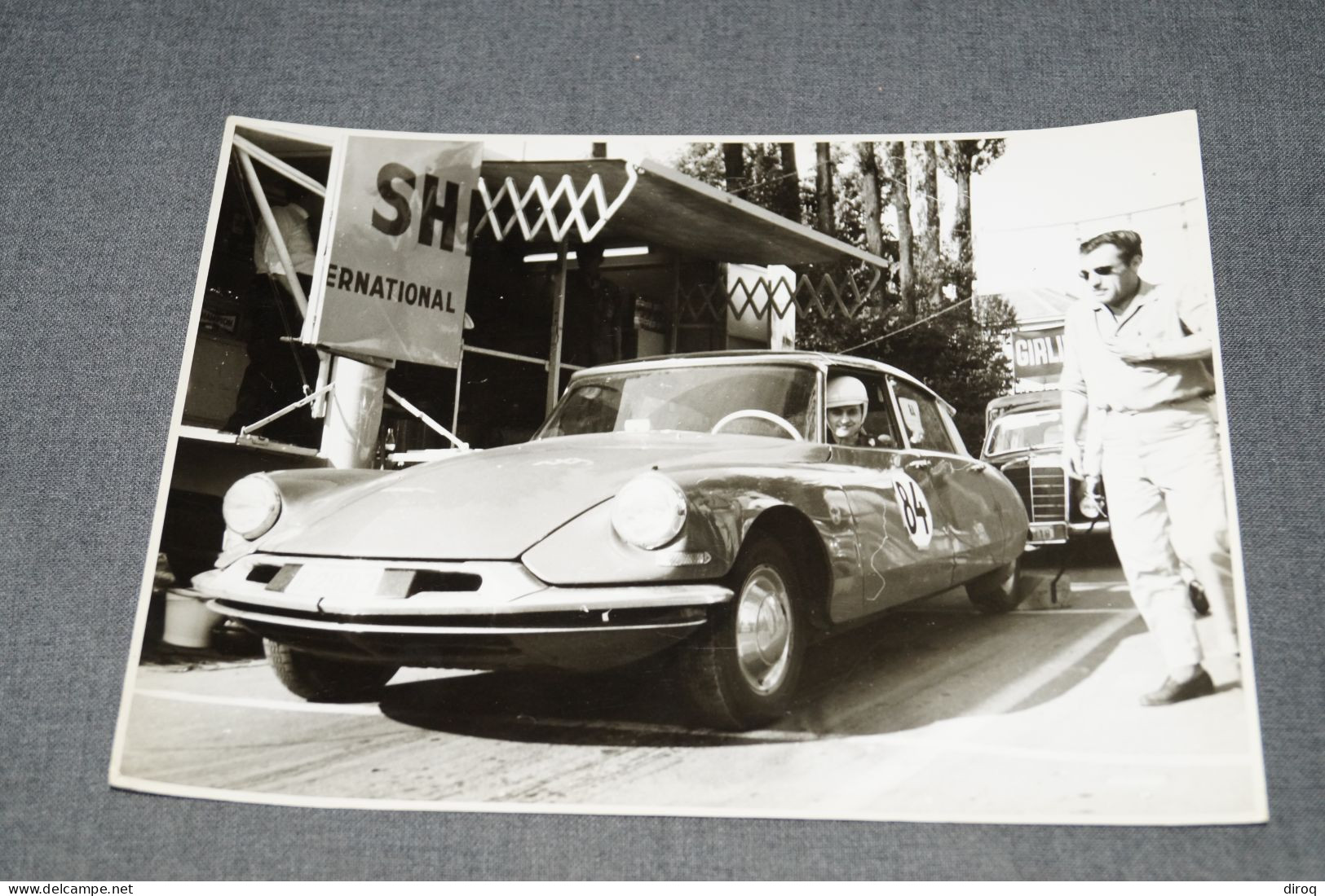 RARE Grande Photo Ancienne 15 Mai 1960 Originale, 24 Cm. Sur 18 Cm.voiture De Course. - Automobiles