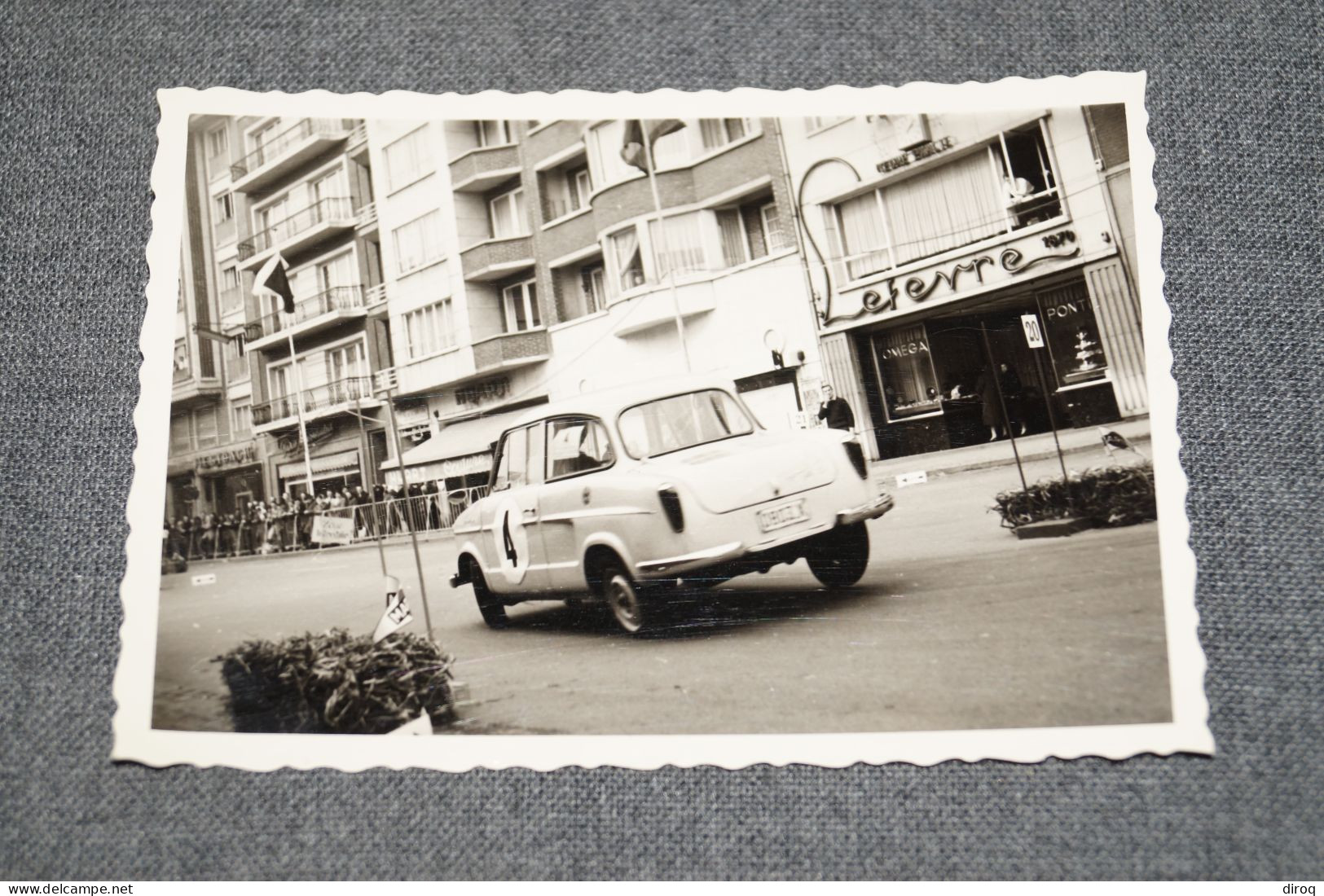 RARE, Photo Ancienne,voiture Ancienne,originale, 10,5 Cm. Sur 7,5 Cm.voiture De Course. - Automobiles