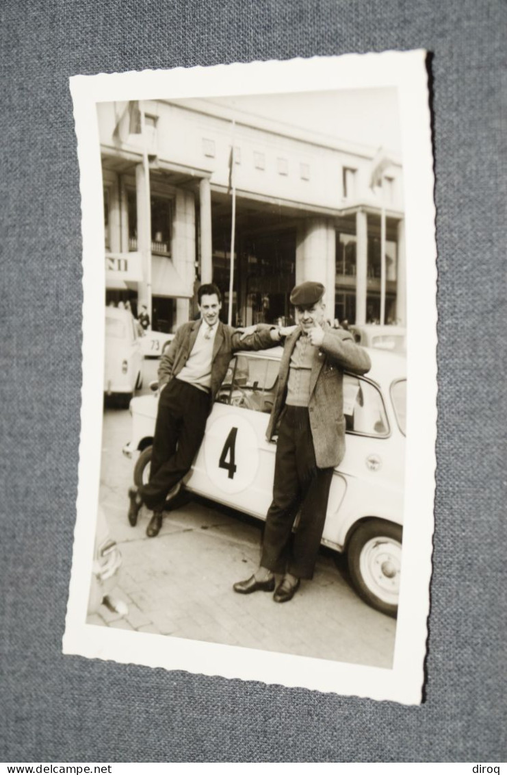 RARE, Photo Ancienne,voiture Ancienne Sur Circuit,originale, 13 Cm. Sur 9 Cm.voiture De Course. - Automobile