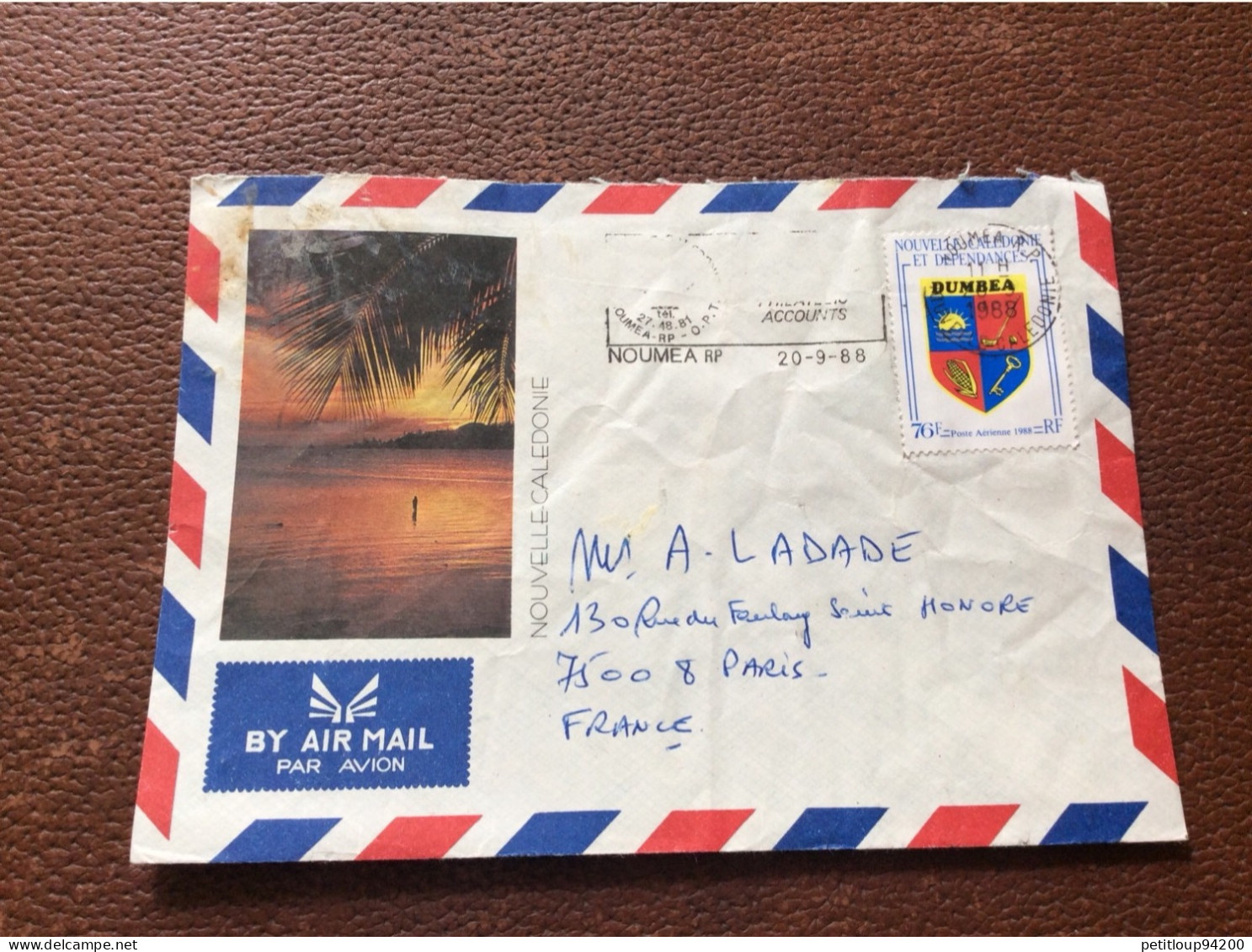 * POSTE AÉRIENNE  Nouvelle-Caledonie  7 - Storia Postale