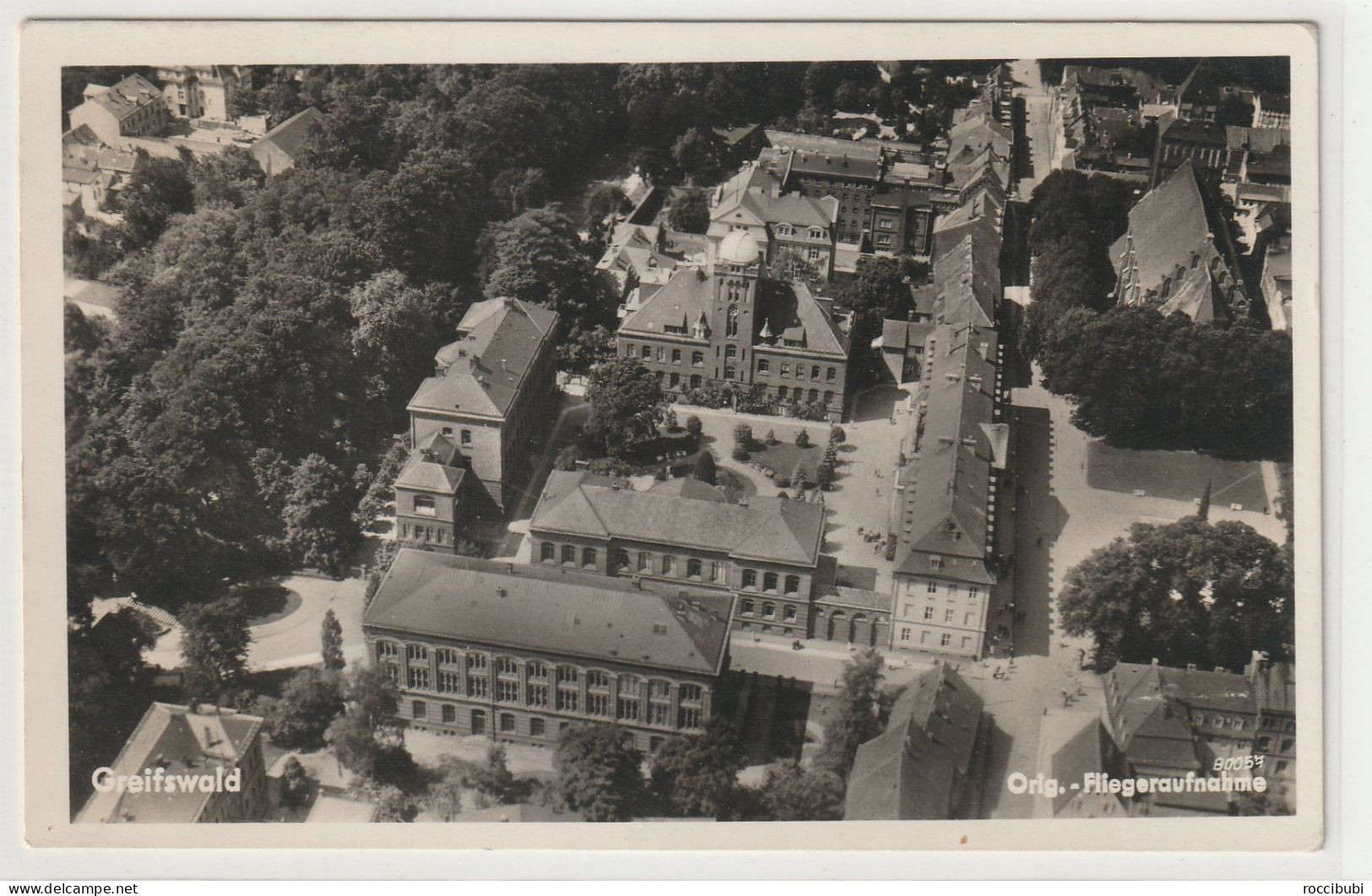 Greifswald, Orig. Fliegeraufnahme, Mecklenburg-Vorpommern - Greifswald