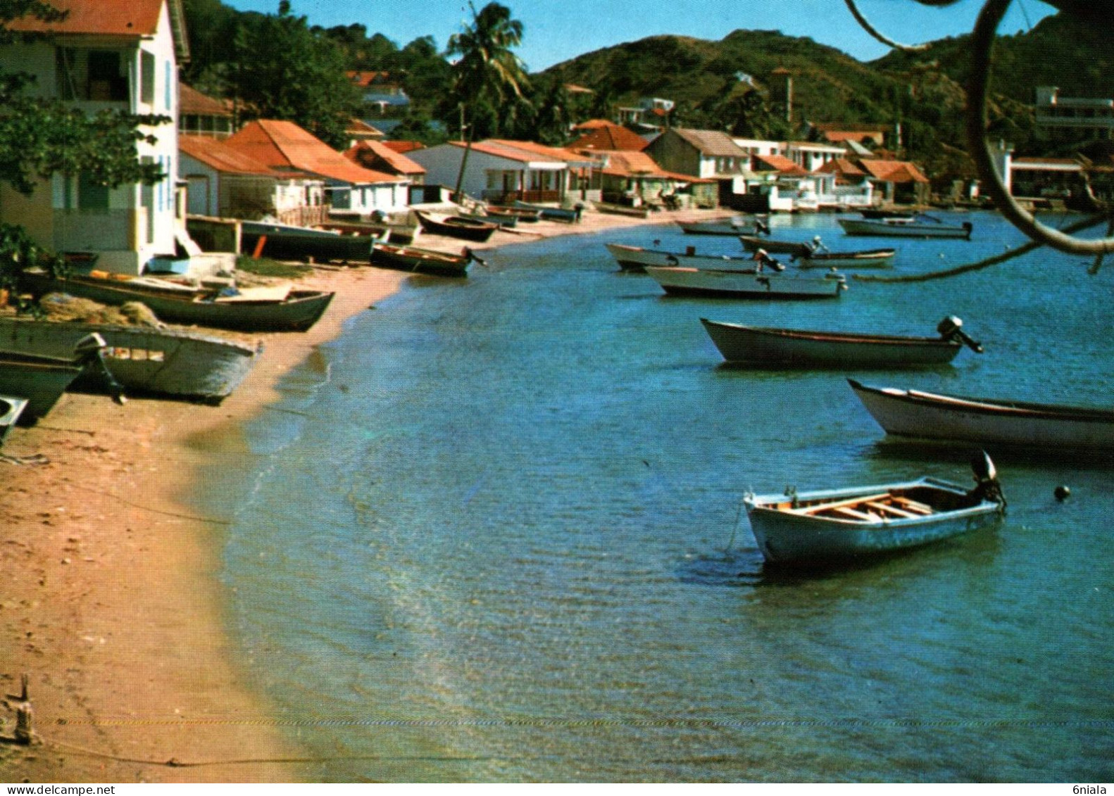 17218 MOUILLAGE DE TERRE DE HAUT LES SAINTES     Guadeloupe  (2 Scans) - Autres & Non Classés