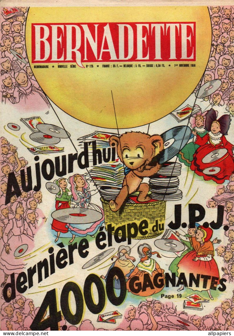 Bernadette N°175 A Malin, Malin Et Demi - Bernadette-flashes - Koala - Toya - Saint Vincent De Paul ... 1959 - Bernadette