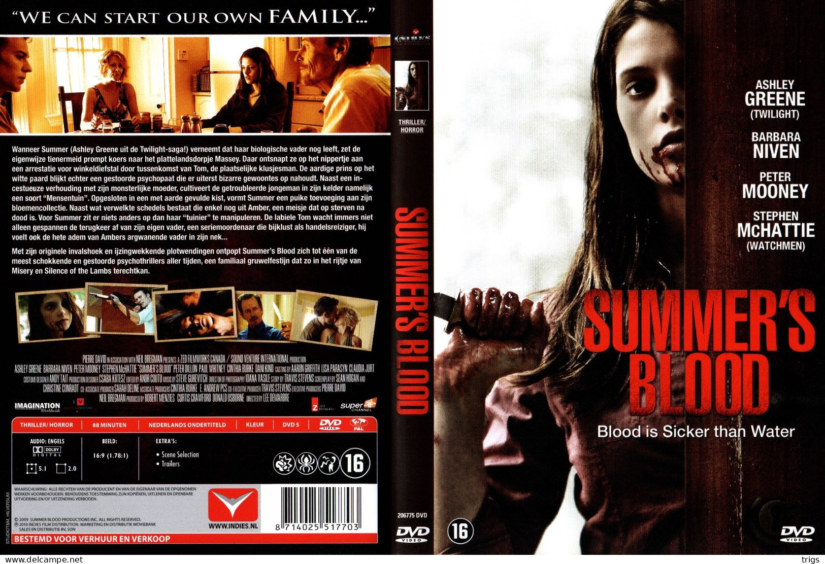 DVD - Summer's Blood - Horreur