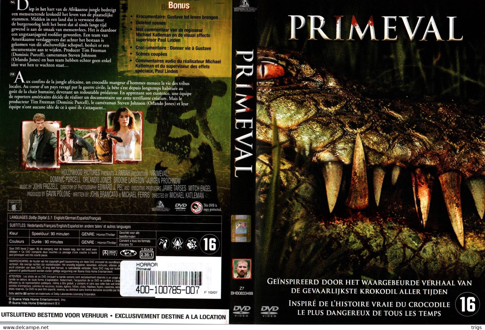 DVD - Primeval - Horror