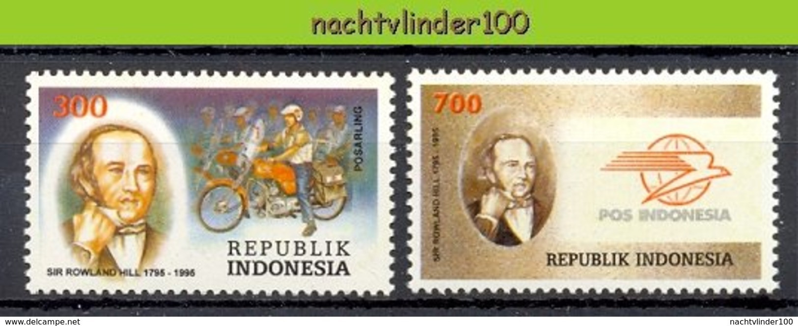 Mgm1662 SIR ROWLAND HILL TRANSPORT MOTOR INDONESIA 1995 PF/MNH - Rowland Hill