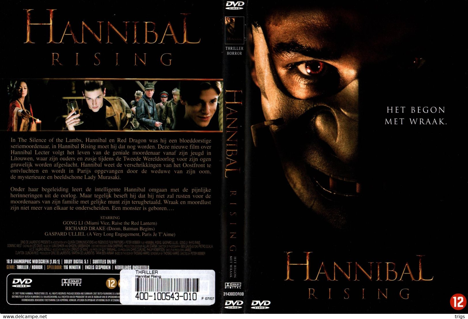 DVD - Hannibal Rising - Policiers