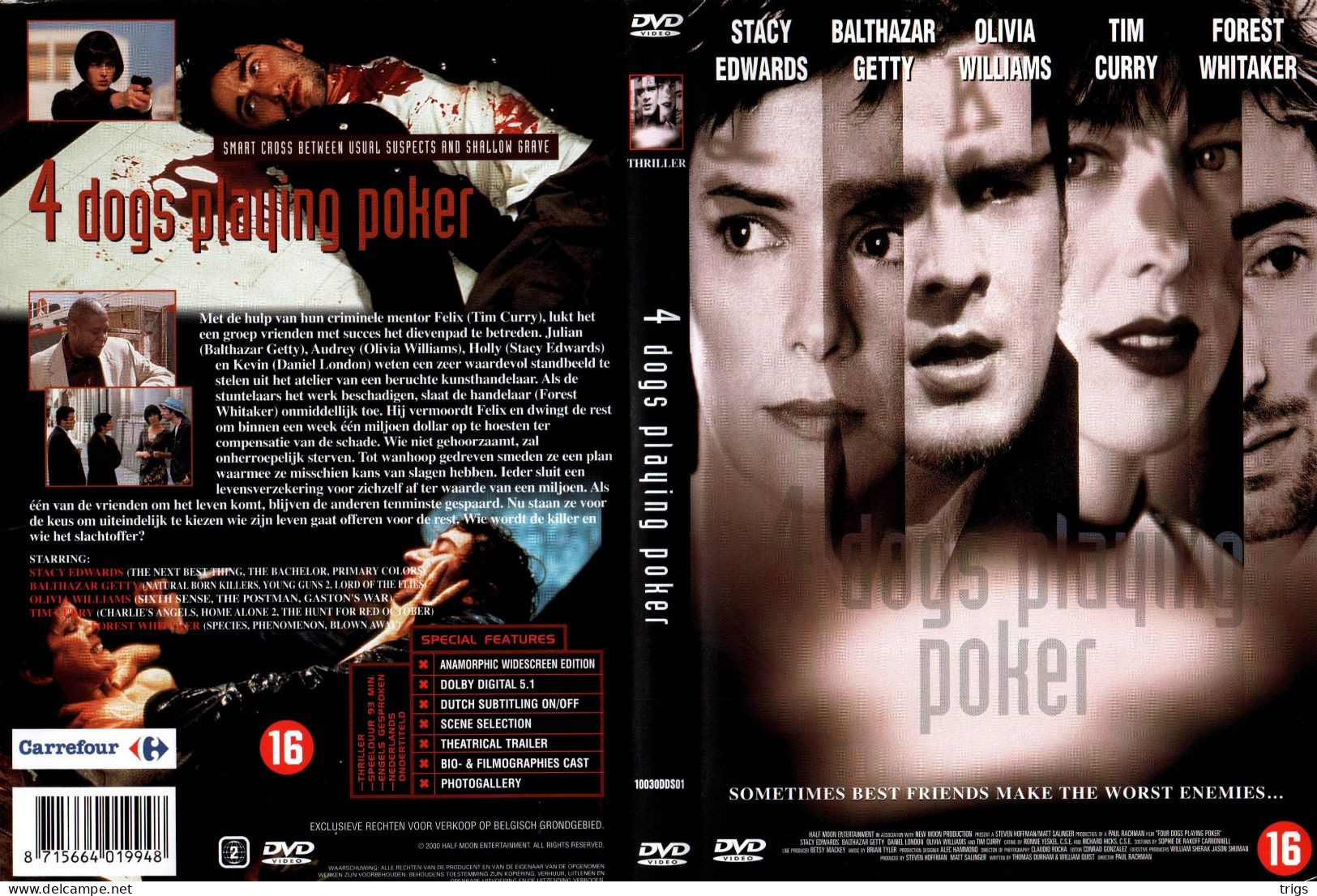 DVD - 4 Dogs Playing Poker - Policiers