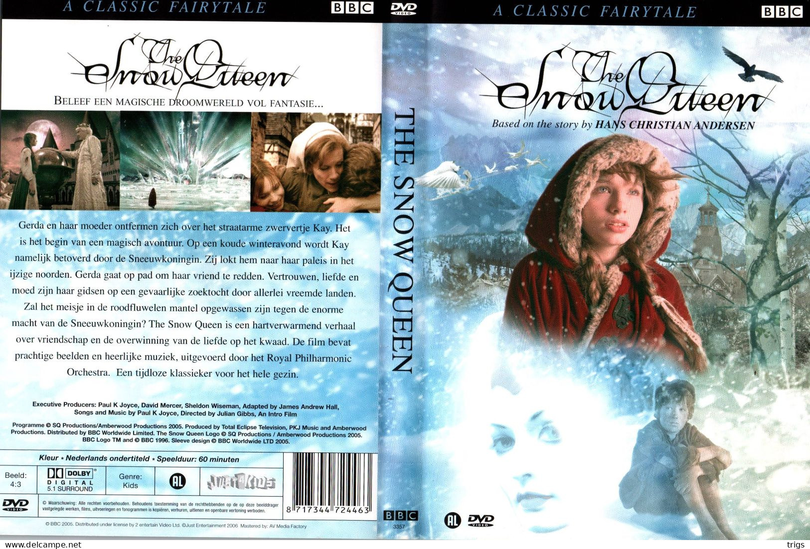 DVD - The Snow Queen - Kinderen & Familie