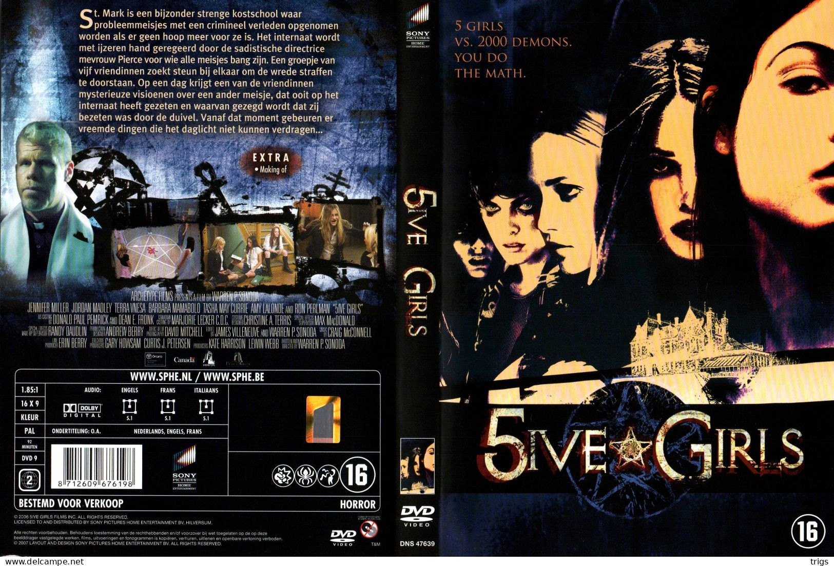 DVD - 5ive Girls - Horror