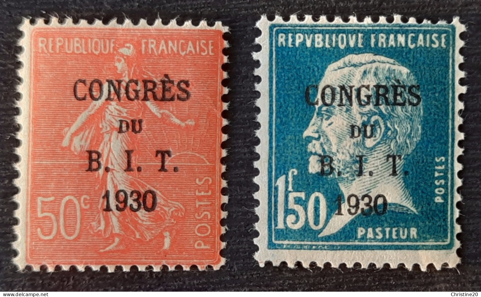 France 1930 N°264/65 *TB Cote 23€80 - Neufs