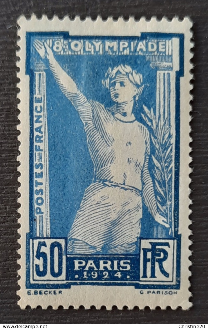 France 1924 N°186 *TB Cote 32€ - Verano 1924: Paris