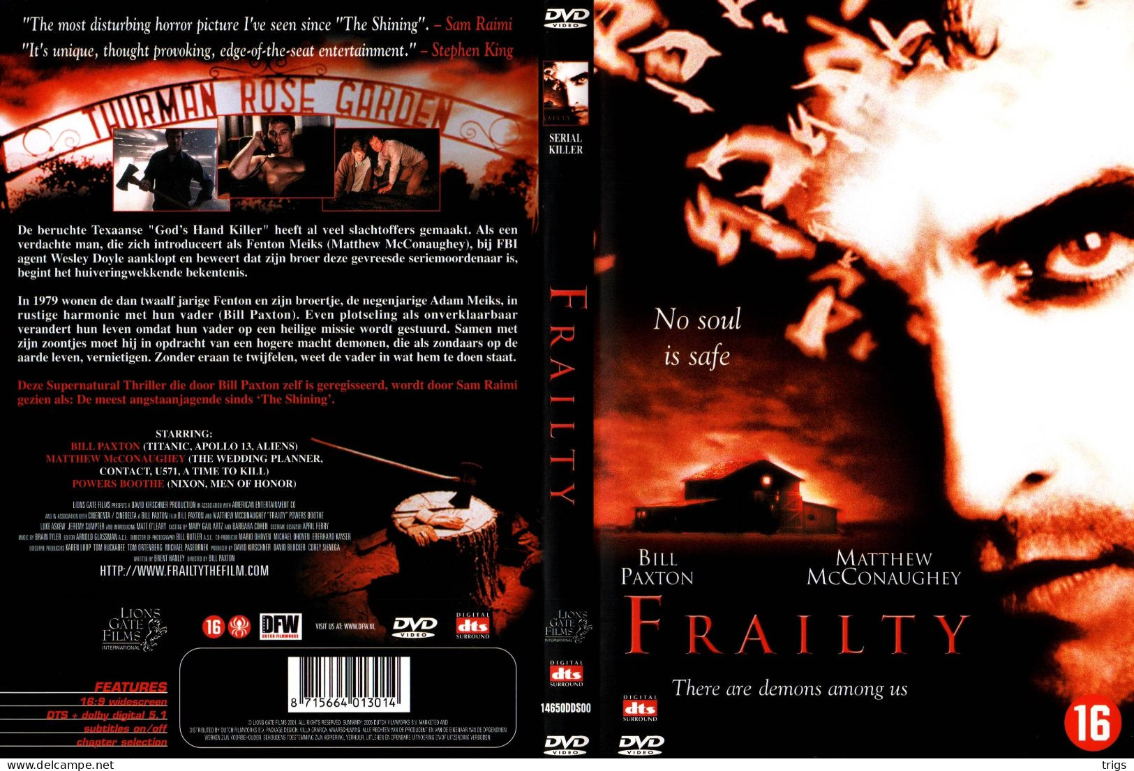 DVD - Frailty - Policiers