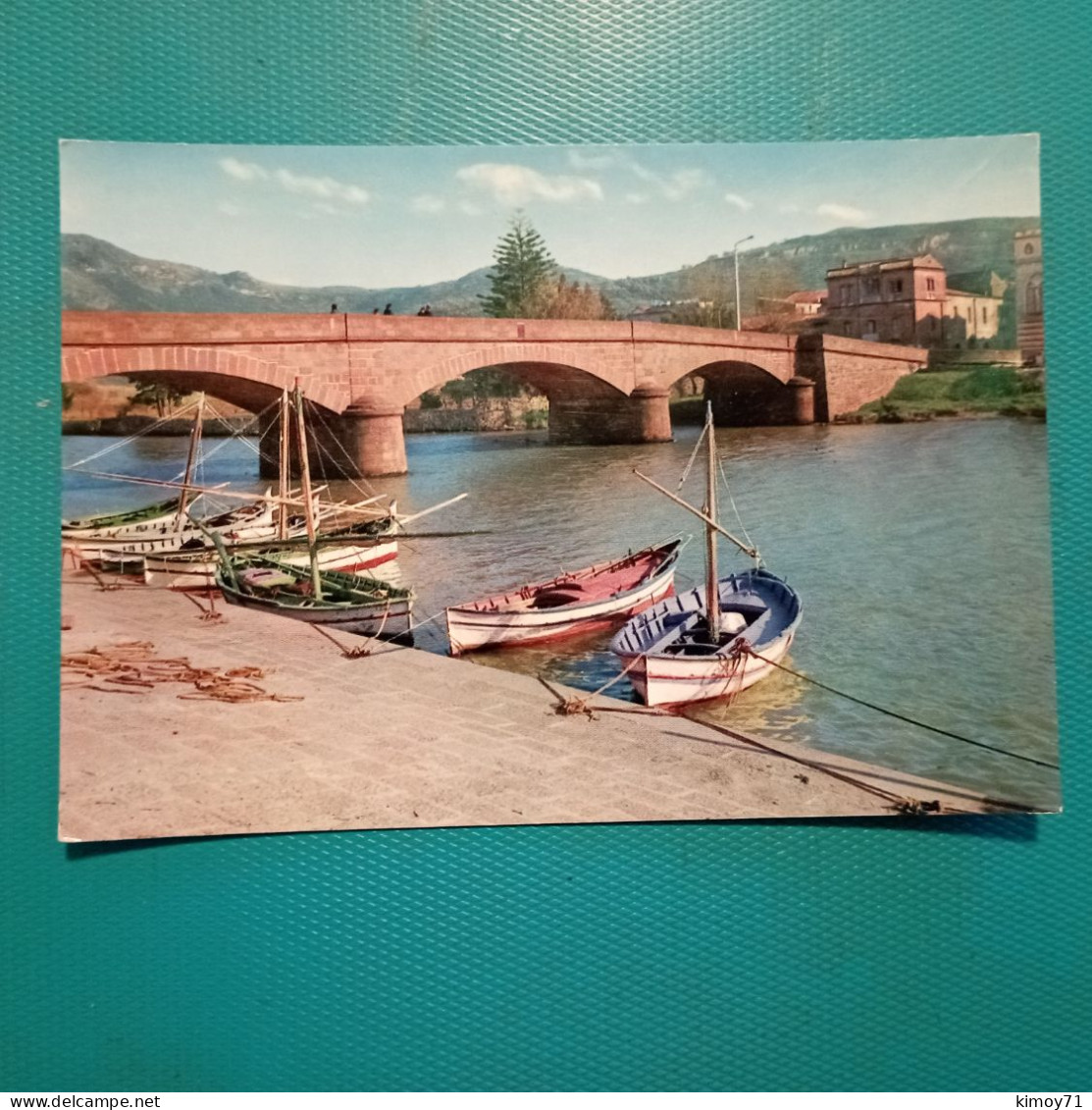 Cartolina Sardegna Pittoresca - Bosa - Ponte Sul Fiume Temo. - Oristano