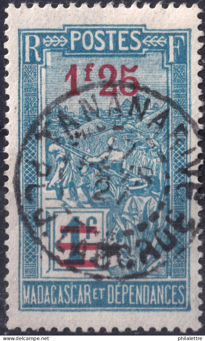 MADAGASCAR - 1927 - TàD "TANANARIVE / PL J. LABORDE" Sur Yv.151 1fr25 Sur 1fr Bleu Clair - TB - Gebraucht