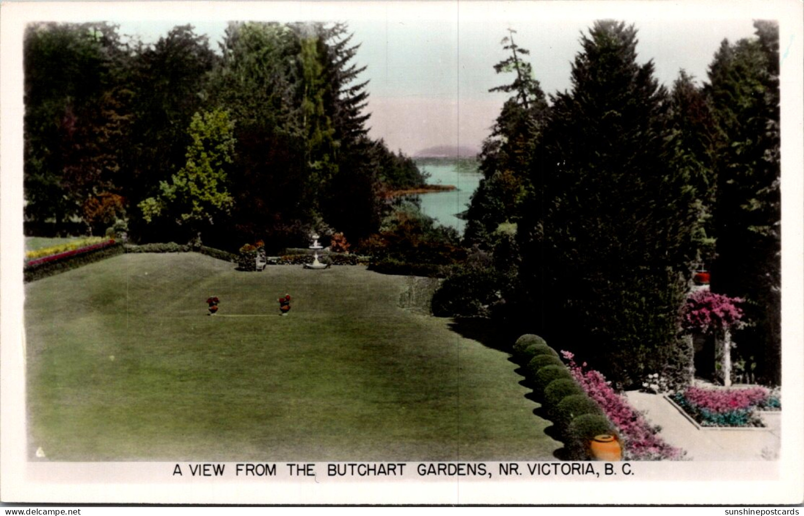 Canada Victoria View From The Butchart Gardens Photo - Victoria