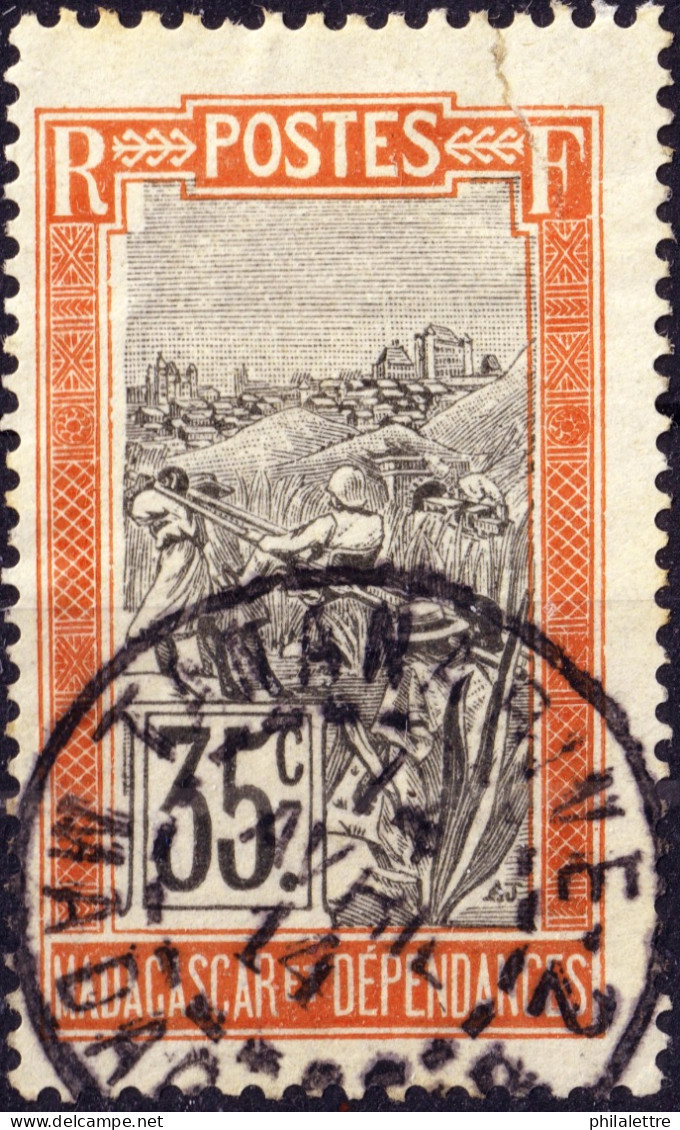 MADAGASCAR - 1914 - TàD "TANANARIVE-2 / MADAGASCAR" Sur Yv.103 35c Rouge & Noir - TB - Oblitérés