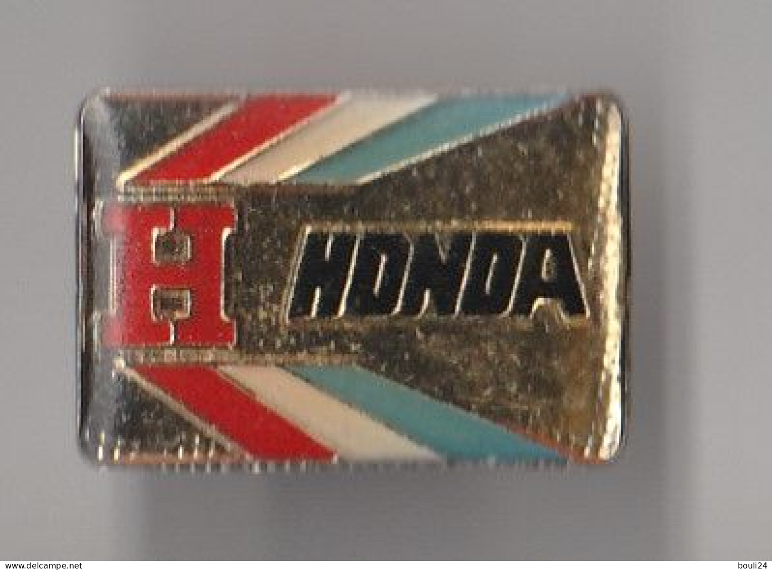 PIN'S   THEME    AUTOMOBILE VOITURE  HONDA   LOGO   BLEU BLANC  ROUGE - Honda