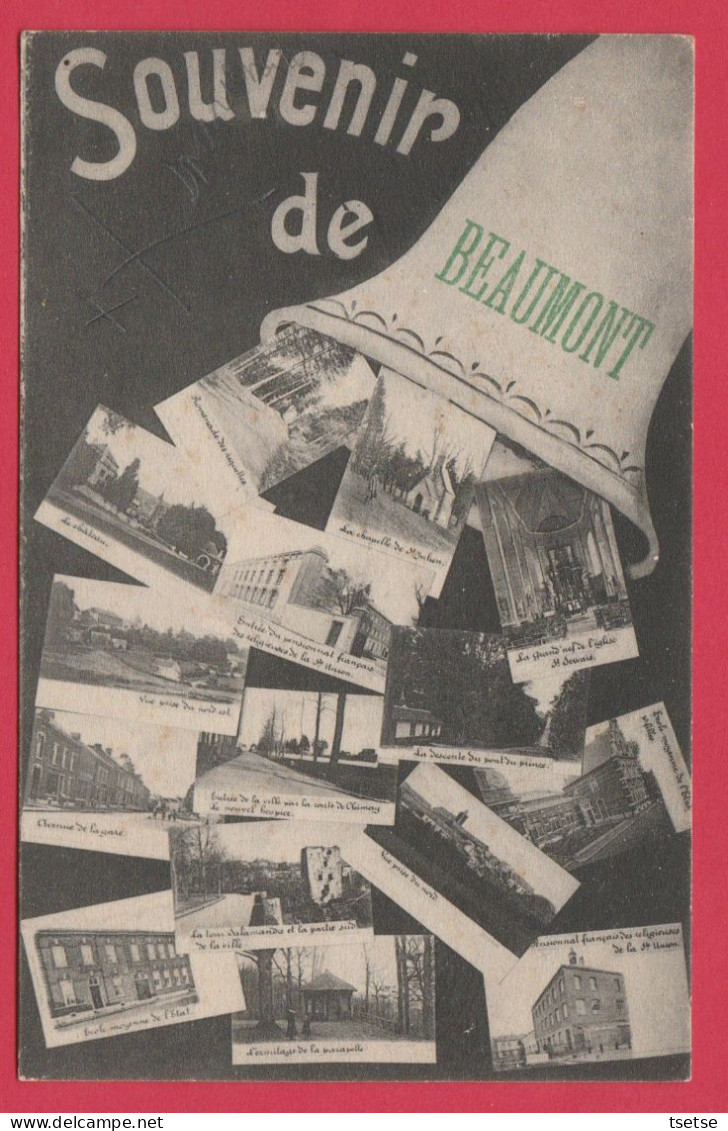 Beaumont ... Souvenir De ... Carte Multivues  - 1907 ( Voir Verso ) - Beaumont