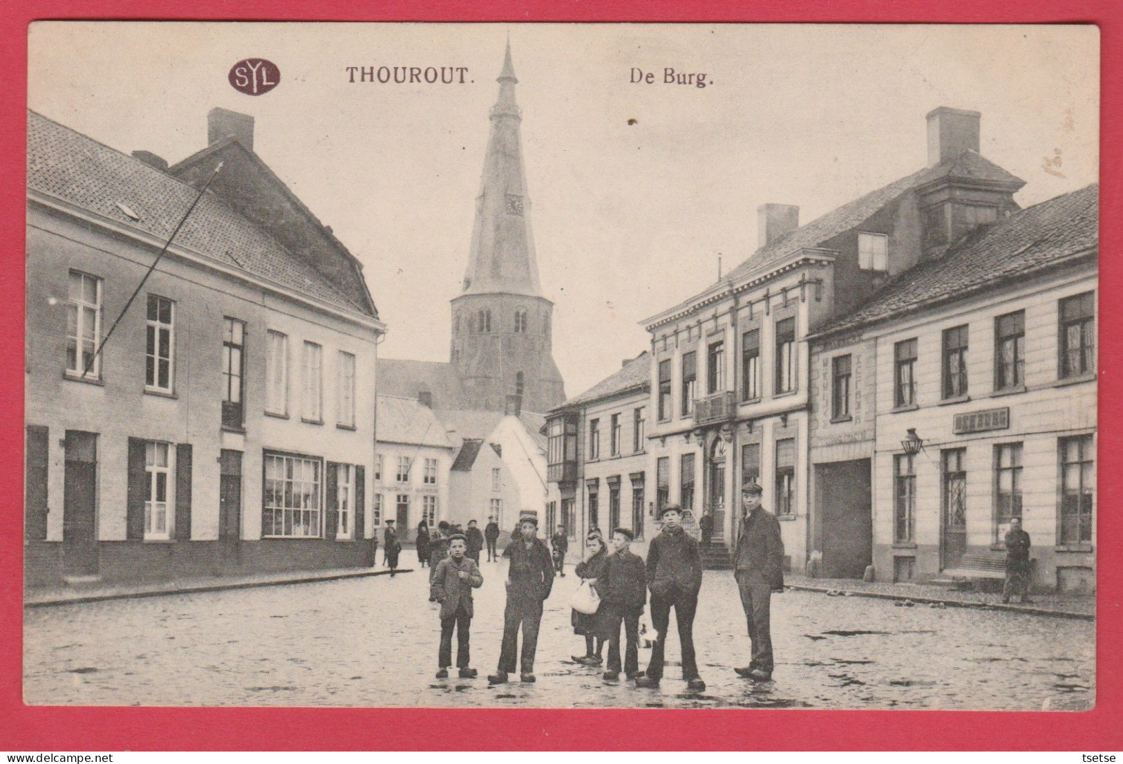 Torhout / Thourout - De Burg ... Geanimeerd -1924 ( Verso Zien ) - Torhout