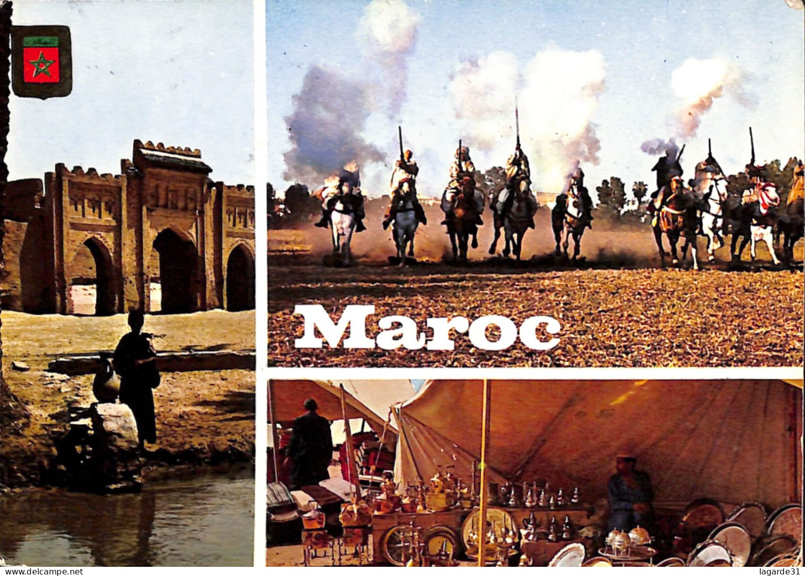 MAROC lot de 18 cartes toutes scannées