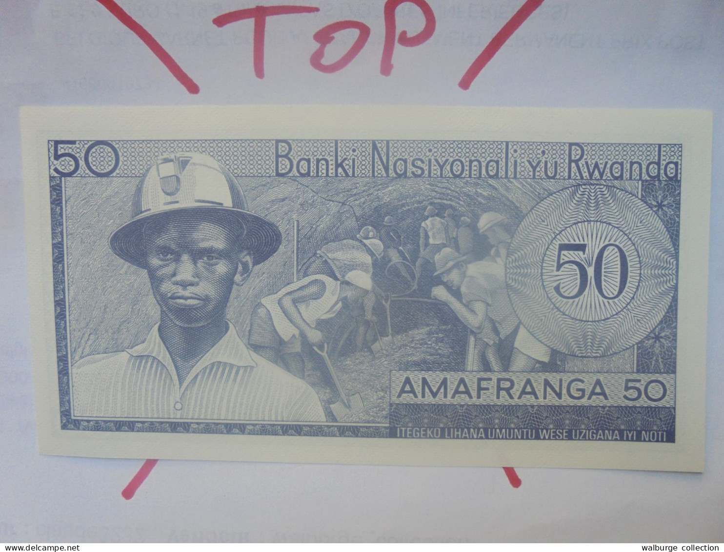 RWANDA 50 Francs 1976 Neuf (B.29) - Rwanda