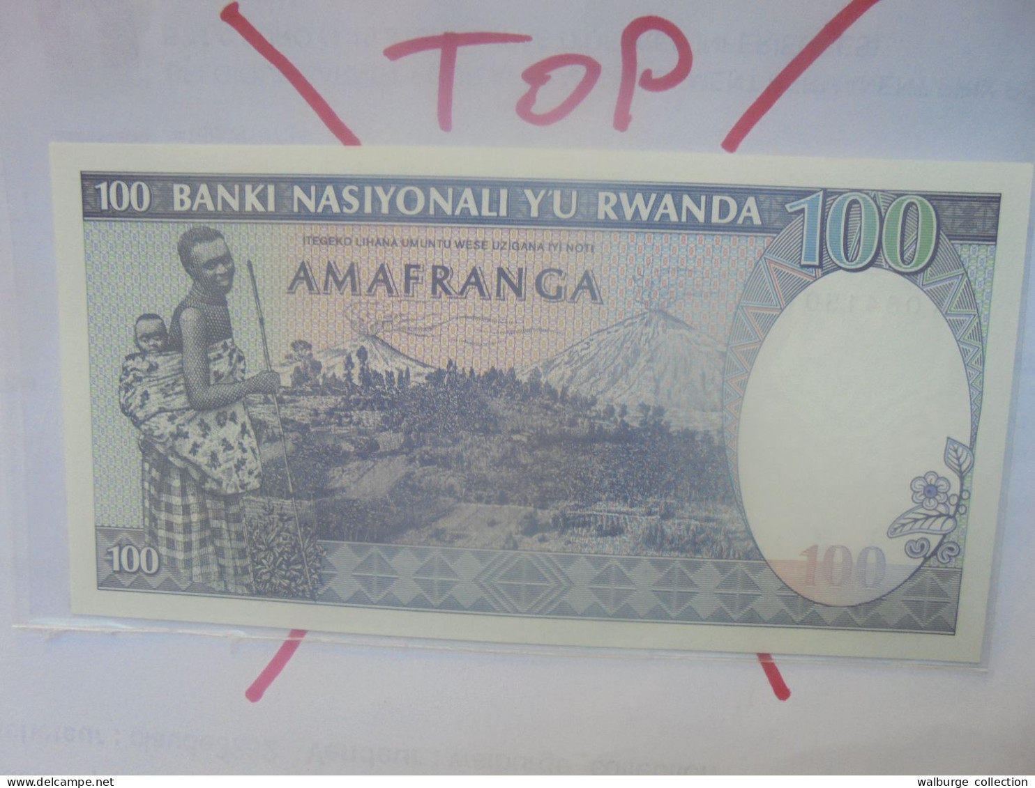 RWANDA 100 Francs 1982 Neuf (B.29) - Ruanda