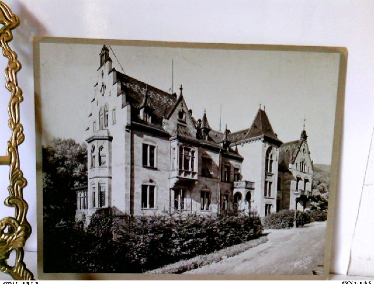 Altes, Originales Foto: Unbekanntes Haus/ Villa In Baden Baden. Zum Andenken An.......... 28. Feb. 1905 - Photographie
