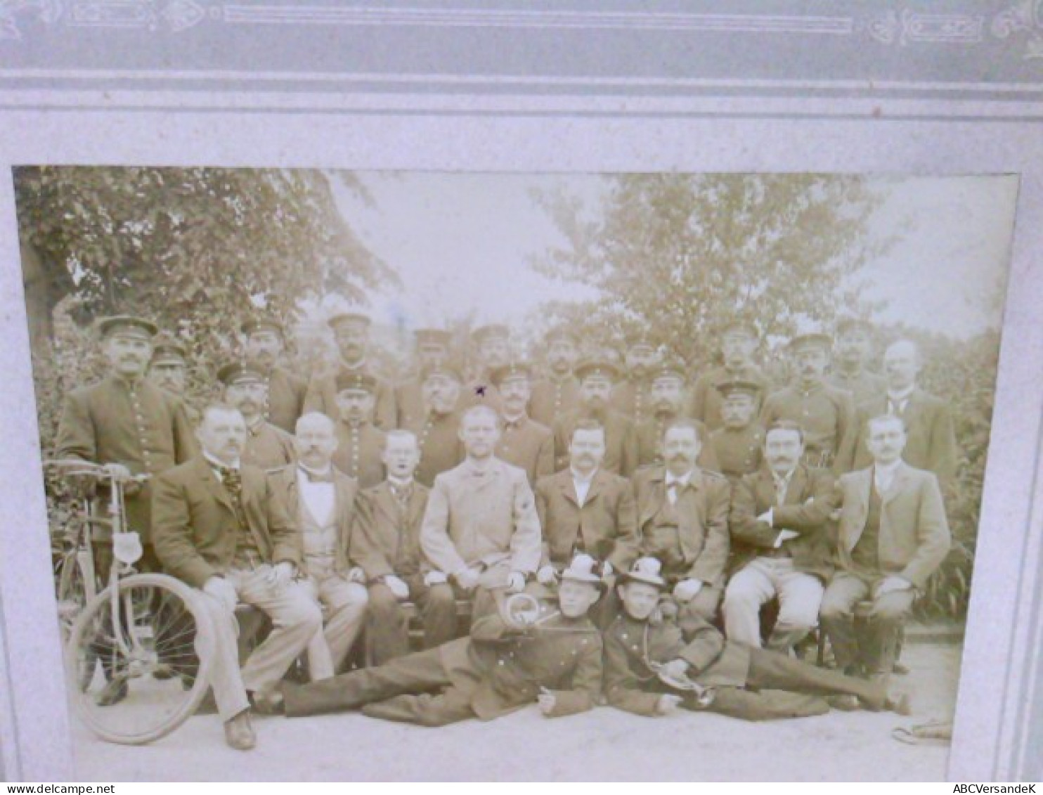 Altes, Originales Foto: Das Dirschauer Postamt (1902) Großvater Liptan? Hier, Die Belgschaft, Ca. 30 Personen. - Fotografie