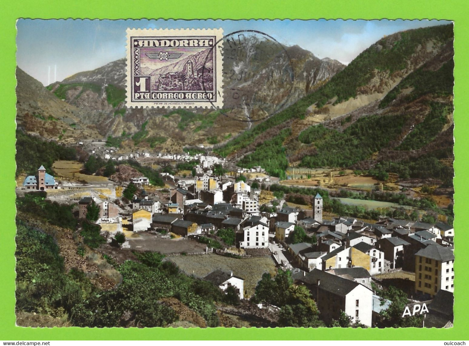 Andorra La Vella, Poste Aérienne N°1, 1951 - Sonstige & Ohne Zuordnung