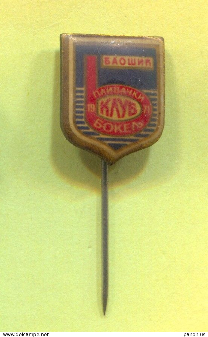 Swimming Natation - Club Bokelj Baošić Montenegro, Vintage Pin Badge Abzeichen - Schwimmen