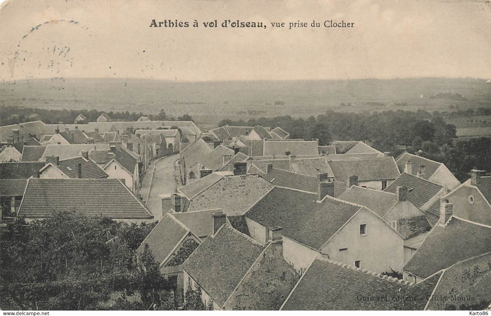 Arthies * Vue Du Village Prise Du Clocher - Arthies