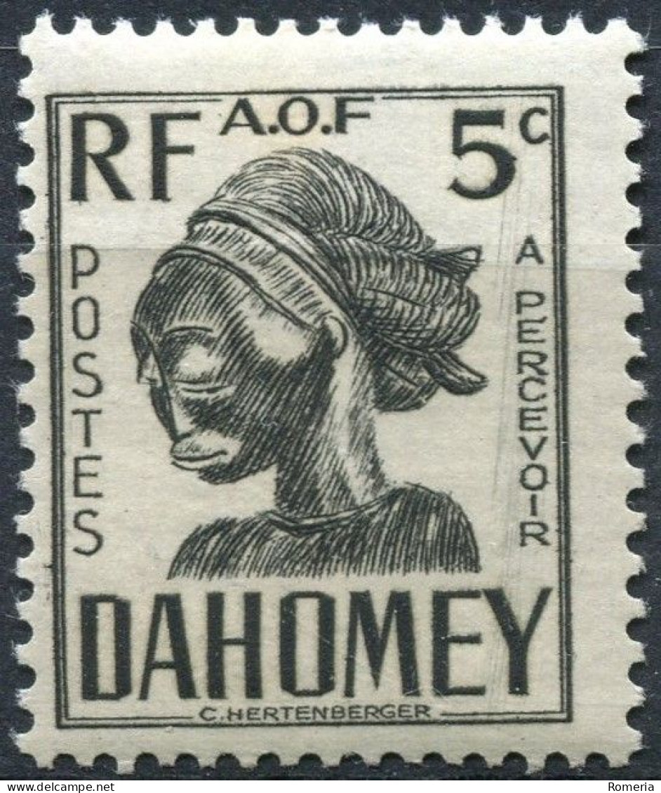 Dahomey - 1901 - 1941 - Lot timbres * TC et oblitérés - Normaux et taxes -  Nºs dans description