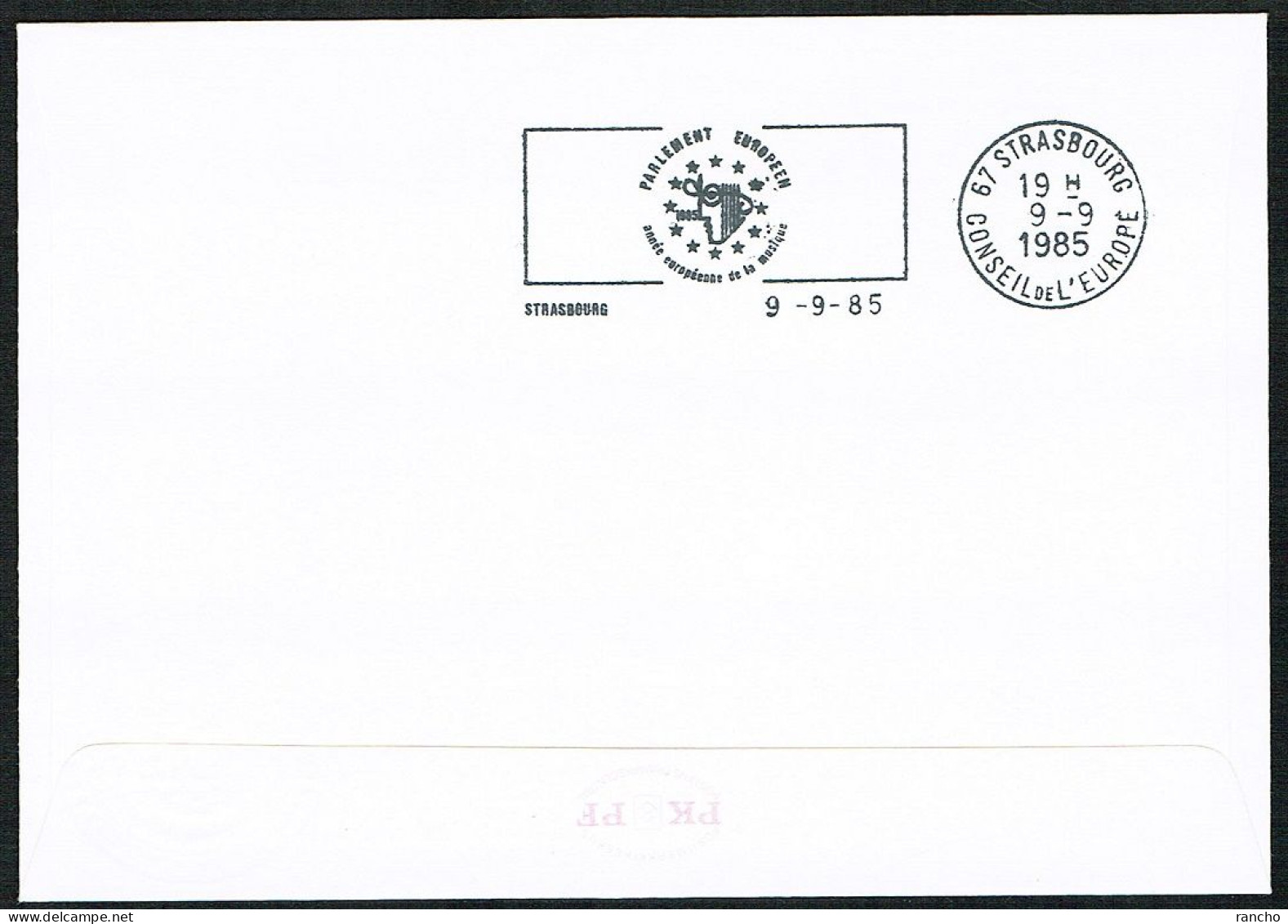 EUROPA FDC SERVICE . TIRAGE LIMITE Nr:136. DU CONSEIL DE L'EUROPE STRABOURG . HELSINKI.17.6.1985. FINLAND. - Lettres & Documents