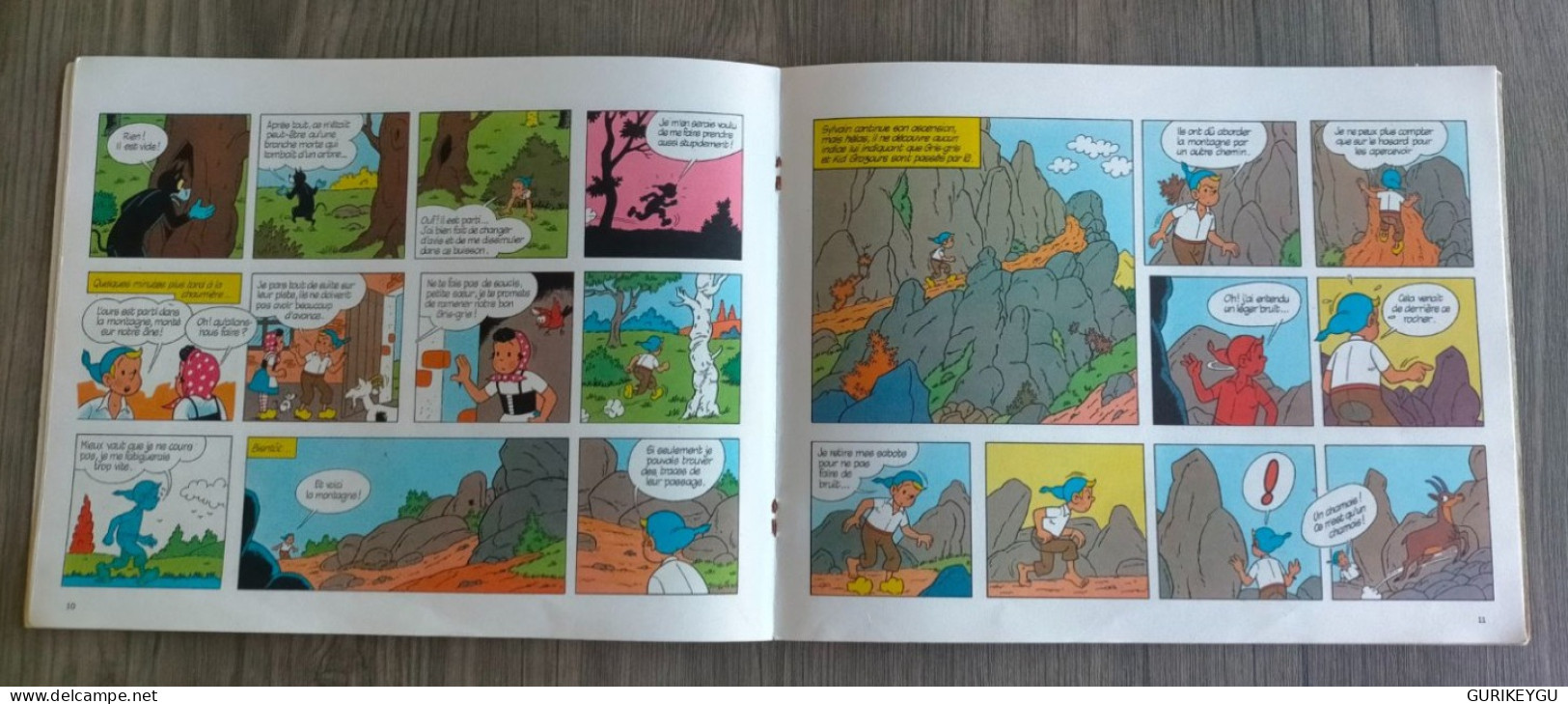 BD SYLVAIN ET SYLVETTE N° 35 Sur La Piste De Kid Grozours CLAUDE DUBOIS FLEURETTE 1970 - Tintin