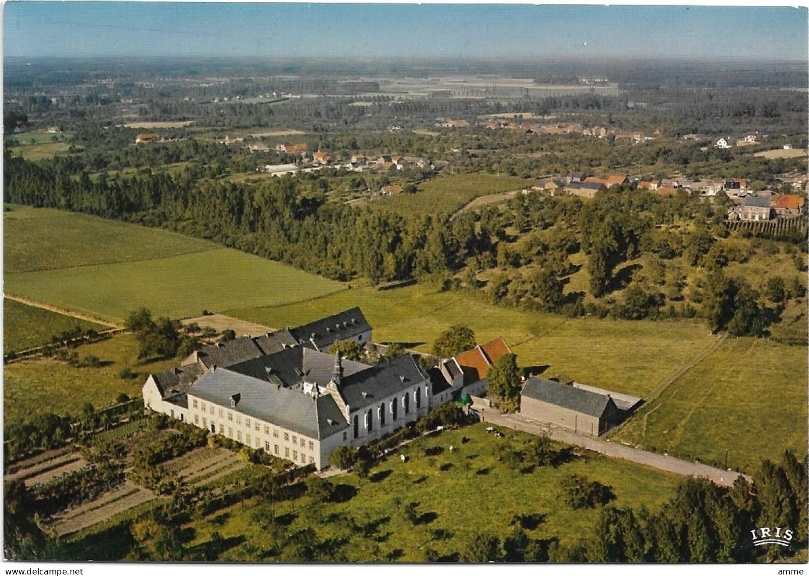 Kerniel - Borgloon  *  Cistercienzerinnen-Klooster Kolen  -  Luchtfoto  (CPM) - Borgloon