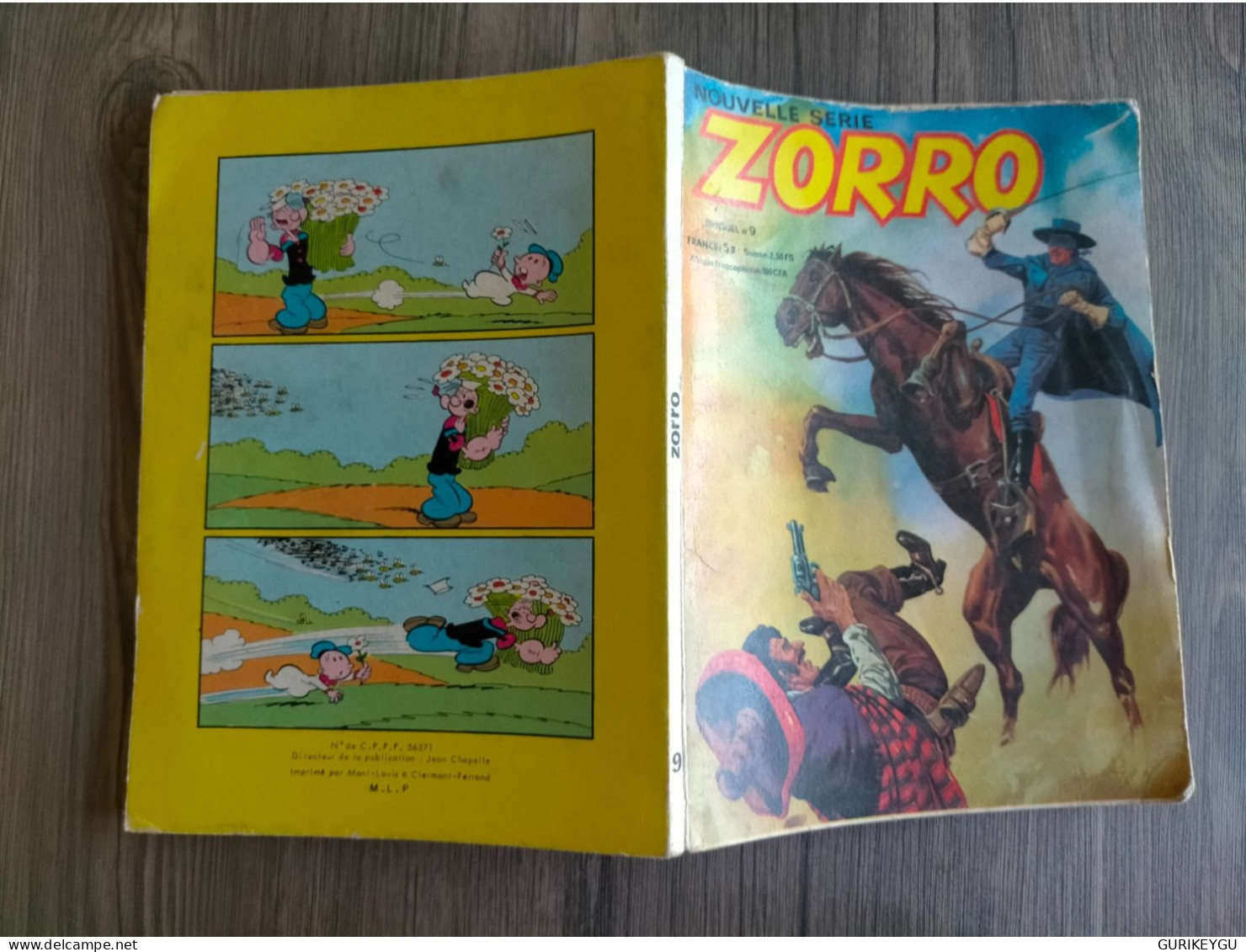 BD ZORRO Nouvelle Série N° 9 Justice Est Faite De 1981 - Tintin