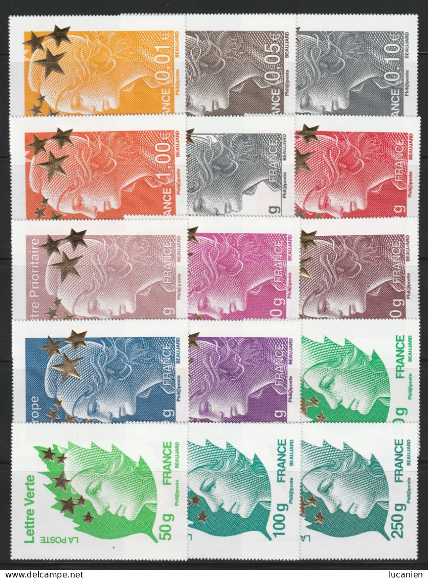 Timbres 2012  Année Complète Neufs ** Cote 496€  -VOIR Descriptif - 6 Photos - 2010-2019