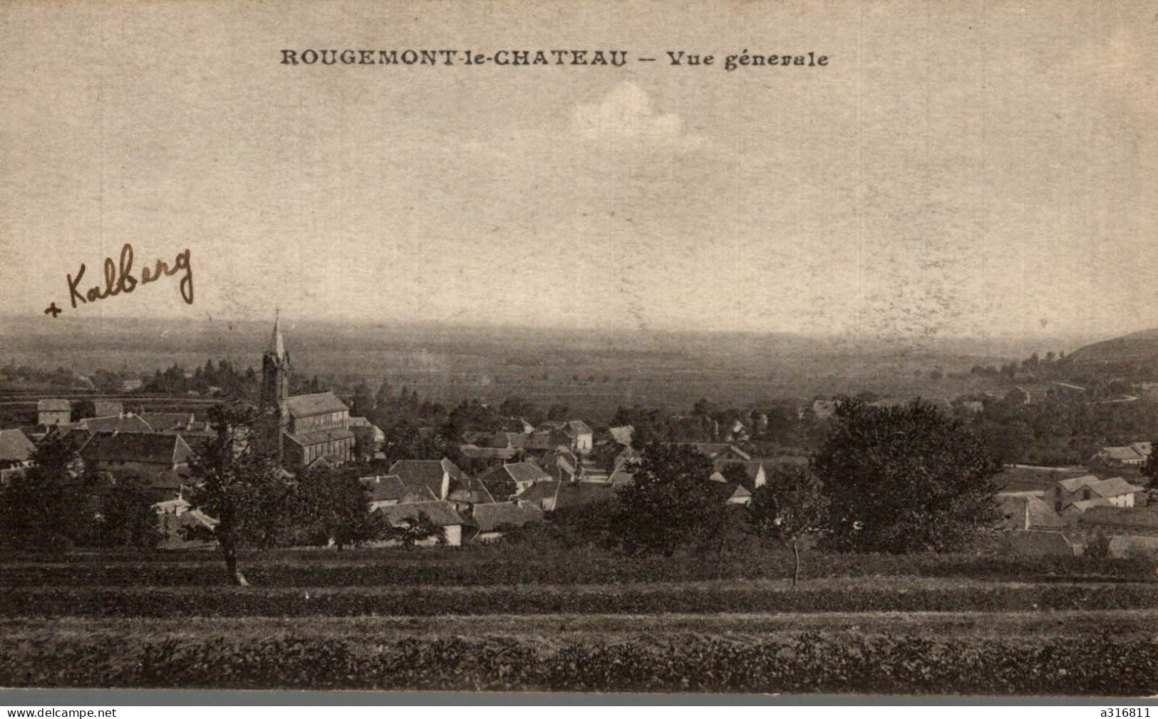 Rougemont Le Chateau Vue Générale - Rougemont-le-Château