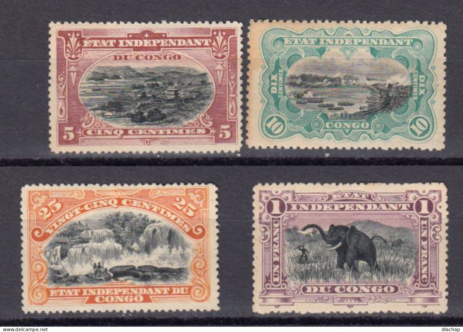 Congo Belge 1904 COB 14*, 17*, 25, 26A* Neufs Avec Charniere - Unused Stamps