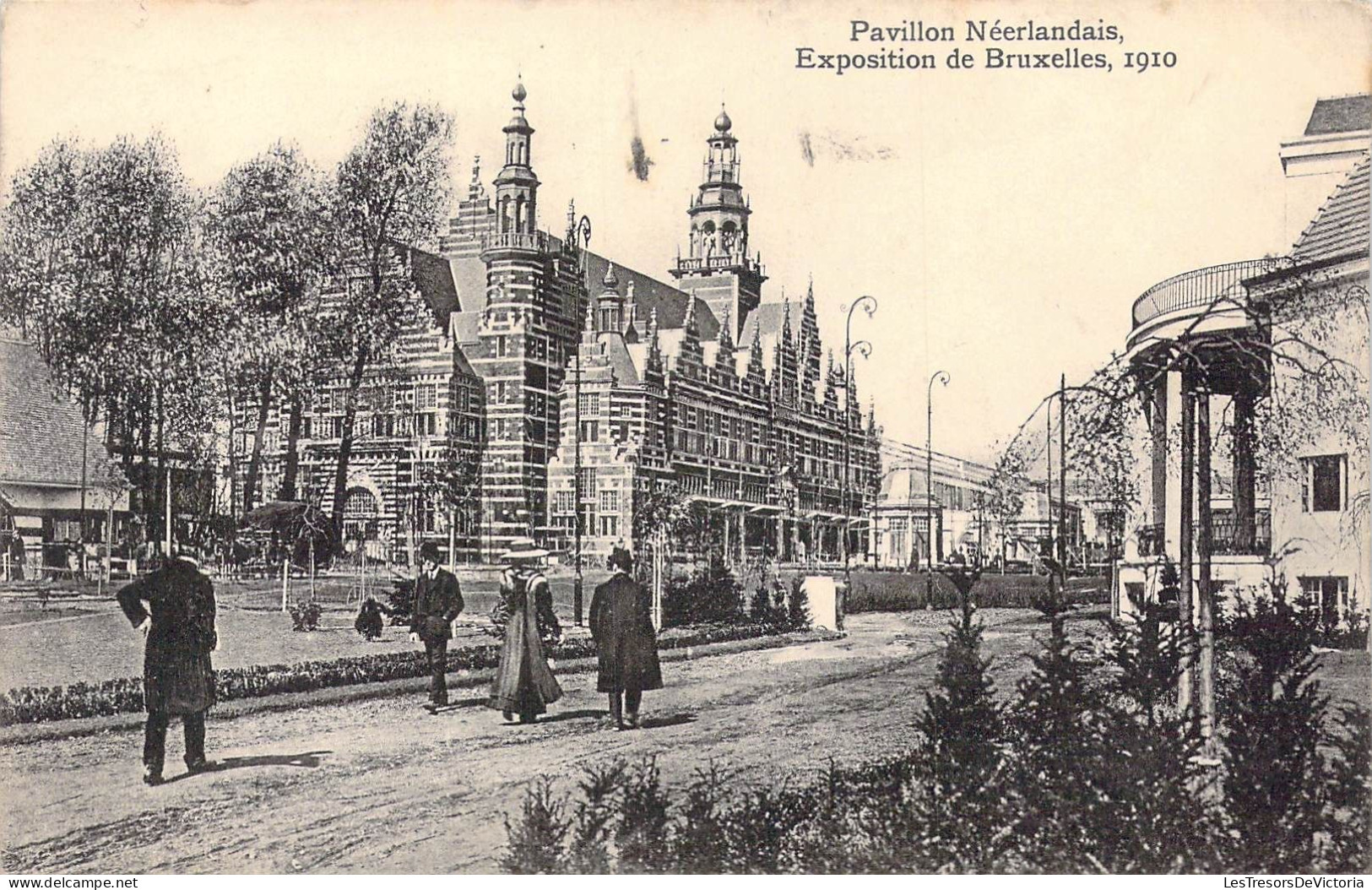 BELGIQUE - Exposition De Bruxelles 1910 - Pavillon Néerlandais - Carte Postale Ancienne - Wereldtentoonstellingen